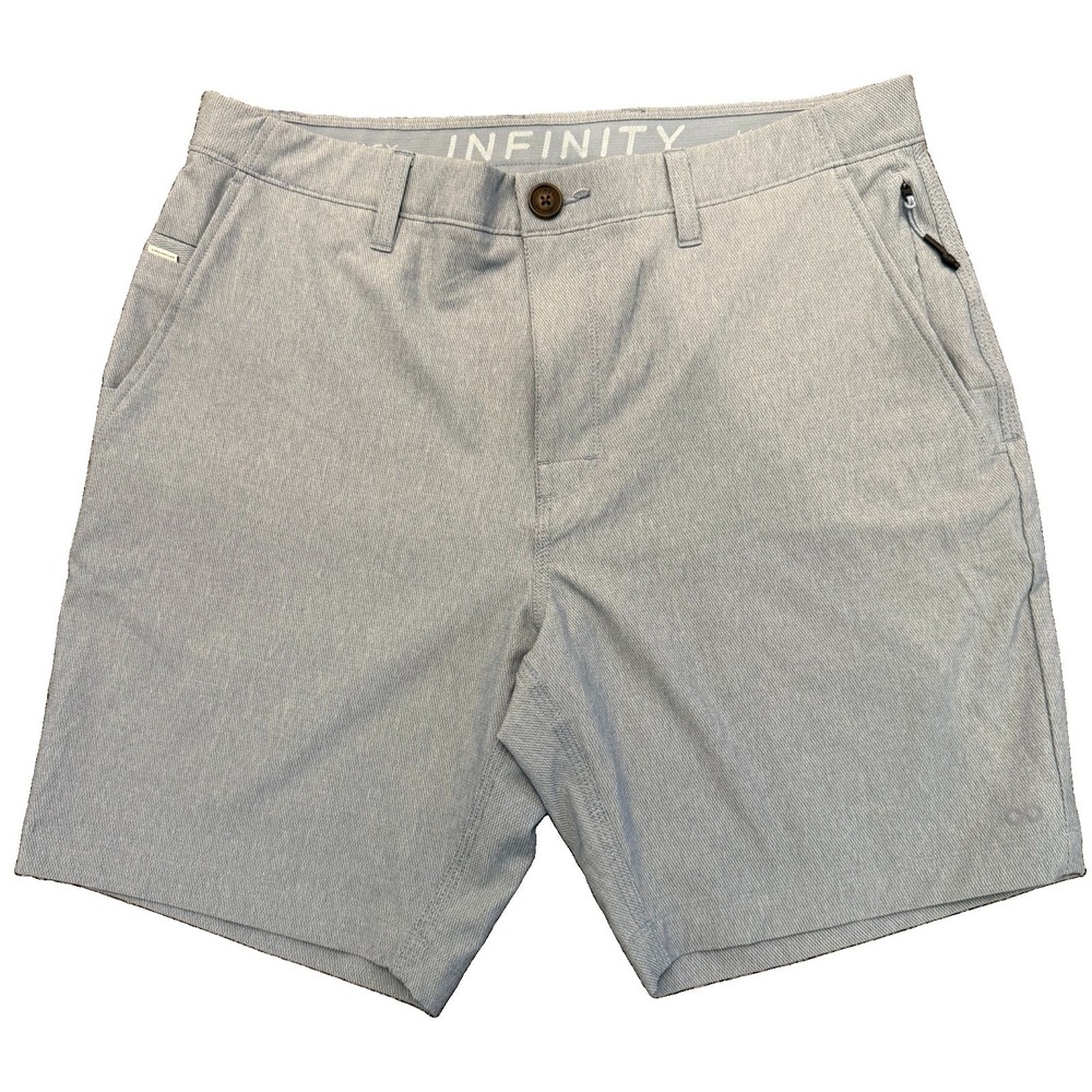 Infinity Linear Flex Performance Golf Shorts Blue Blue Men's Size 32